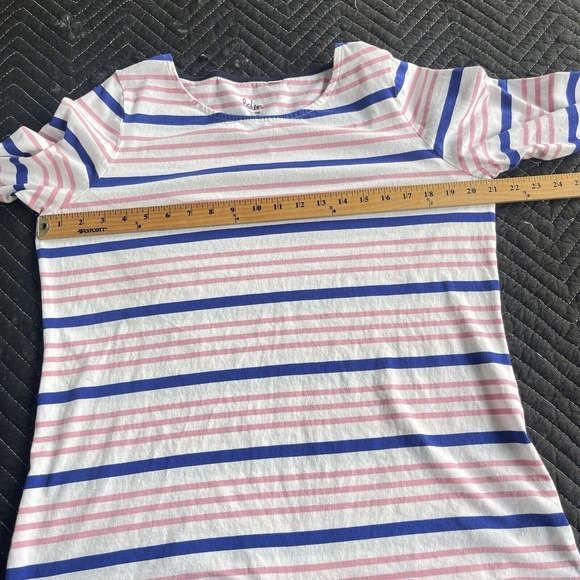 Boden Top Womens Plus Size 16/18 Stripes Ahead of the Rest Cotton Casual - Picture 10 of 13